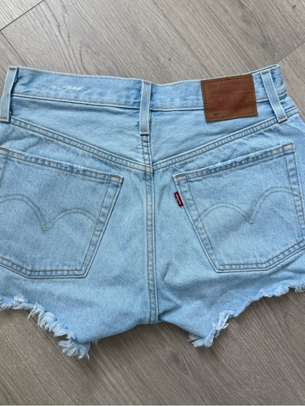 Levi's 501 Women's Light Wash Denim Shorts